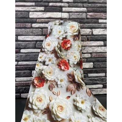 Material Satinat 5D pentru Lenjerii de Pat – Bumbac 100%, 240 cm Latime, 30 ml – Ideal pentru Constructia de Lenjerii de Pat si Decoruri Elegante